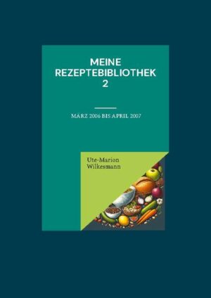 Über mehrere Jahrzehnte (seit 1998) habe ich Rezepte auf meiner Webseite veröffentlicht. Webseiten sind vergänglicher als Papier, daher gieße ich meine Rezepte jetzt in Buchform. Die Rezepte dieses Bandes sind vollwertig, ein Großteil ist zusätzlich vegan. Auch meine erste Rohkostphase ist in diesem Band enthalten. Der vorliegende Band für die Zeit von März 2006 bis April 2007 enthält mehr als 700 Rezepte. Die komplette Reihe wird bei heute knapp 14.000 Rezepten über 20 Bände umfassen. Seit etwa 2022 habe ich wieder vermehrt gemischte Rezepte notiert.