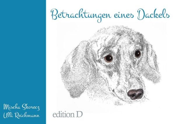 "Betrachtungen eines Dackels" besteht aus kurzen philosophischen Dialogen zwischen Hund und Mensch und den dazugehörigen Zeichnungen, die aus der Feder der botanischen Malerin Mischa Skorecz stammen. Gemeinsam ergibt das ein kleines, hübsches Geschenkbuch für kunstsinnige Hundemenschen.