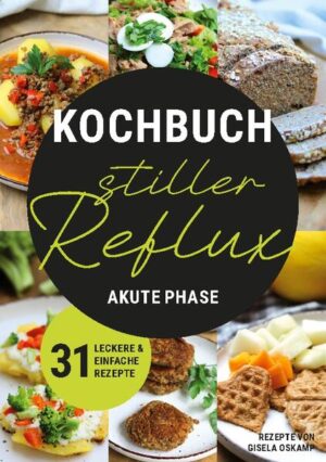 Es erwarten Sie leckere und einfache Rezepte. Alle Zutaten sind genau abgestimmt auf den Stillen Reflux in der akuten Phase. Am Ende gibt es noch ein paar Rezepte für die Zeit nach der akuten Phase. Frühstück, Mittagessen oder Nachtisch. Mit dem Hinweis, ob es vegan, vegetarisch, ohne Nüsse, laktosefrei, glutenfrei oder zuckerfrei ist. Hier ist für jeden etwas dabei! Rezepte Stiller Reflux, akute Phase Frühstück | Abendbrot Haferflocken mit Obst Knäckebrot mit selbstgemachtem Frischkäse Vegane Vollkorn-Mini-Brötchen Dinkel-Vollkornbrot Kartoffel-Vollkornbrot Salate | Suppen | Hauptgerichte Möhrensalat Thunfisch-Salat Veganer Bulgur mit Gemüse Selbstgemachtes Suppengemüse Brokkolisuppe Vegane Erbsensuppe Kartoffelsuppe Vegane Linsensuppe Vegane Patties aus Kidneybohnen Braten mit Kartoffeln und Gemüse Hähnchen mit Gemüse Hähnchenpfanne Kartoffeln mit Hackfleischsoße Ofengemüse mit Hüttenkäse Pellkartoffel mit Dip Ofenkartoffeln Pizza Kartoffelpizza Nudelauflauf Gemüseauflauf Nachtisch Pancakes (Pfannekuchen) Vegane Waffeln Haferflocken-Pralinen Rezepte Nach der akuten Phase Veganes Körnerbrot Apfelstrudel Vegane und zuckerfreie Znickers-Kugeln Guten Appetit!