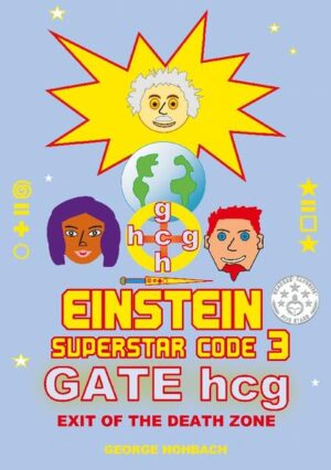 The Sci- Fi Action- Comedy Einstein Superstar Code 3 presents the mind- boggling, action- packed adventure initiated by the spectacular end of Einstein Superstar Code 2. Abe Crystal, a 17- year- old storyteller, math and video- game freak, and two video- game characters turned real, Ati, a young, good- looking, kick- ass warrior with special powers, and XH- Thyron, a husky, lion- like creature with super strength, must solve several age- old mysteries to save humanity and the cosmos. Why and how does Local Symmetry represent both Heaven and Earth? And how can the magical cosmic Gate hcg help them defeat the evil Pharaoh Seth Globaluth with his vicious army, who intend to abuse humanity and rule the universe? The novel contains background Information both on the groundbreaking, scientific discovery of Albert Einstein regarding the core role of Local Symmetry in Nature and holistic, eco- intelligent concepts like the circular economy. Additionally, the sheet music of the novel's pop song is included.