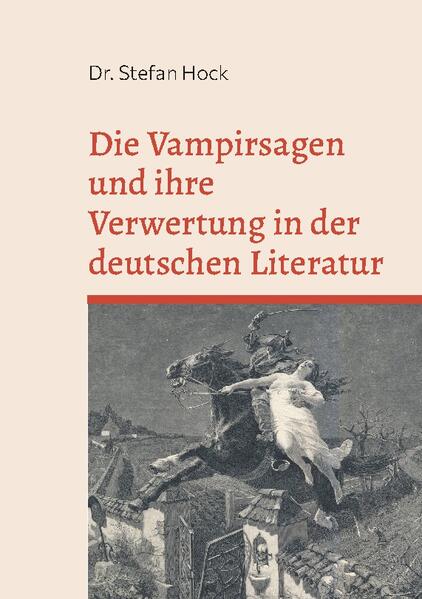 "Die Vampirsagen und ihre Verwertung in der deutschen Literatur" von Dr. Stefan Hock aus dem Jahre 1900 ist das erste Werk im deutschrachigen Raum, daß sich mit dem Vampir als literarischer Gestalt auseinandersetzt. Nach einführenden Kapiteln über den historischen Vampir behandelt der Autor ausführlich dessen Auftauchen und Verbreitung in der Literatur der Romantik, in Gedicht und Oper während des 19. Jahrhunderts, bis zu dem damals akuellen Erscheinen des vorliegenden Buches. - Eine wahre Fundgrube der frühen vampirischen Literatur.