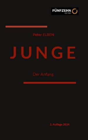 Junge ist der erste Band (1st Try) einer von genau fünfzehn Bänden an autobiographischen, fiktiven, wissenschaftlich abstrakten oder erlebt konkreten Geschichten, Schilderungen oder Kombinationen aus Allem, welche getrennt voneinander betrachtet werden können, jedoch immer ein verbindendes Element - abgesehen vom Autor - aufweisen. Die Reihe Fünfzehn soll durch ihre Bände auch Bände sprechen. Lassen Sie sich überraschen und tauchen ein in ene Welt voller Abstraktionen, Wahrheiten, Emotionen und Gedanken. Junge erzählt von David. In Form von Tagebucheinträgen können Sie einen gewissen Einblick in sein Leben "erhaschen". Dies ist die 2. Auflage und ich habe bereits seit Jugendtagen die für mich recht sinnvoll entdeckte Eigenschaft, kein Geschriebenes von mir ein zweites Mal zu lesen. Gedanken entstehen beim Schreiben selbst und sollten durch Korrekturen nicht verfälscht werden. Diese Eigenschaft werde ich beibehalten, da Geschriebenes ein situatives Abbild zeigen sollten, mögen auch noch so viele Fehler darin enthalten sein. Lektorat wird eventuell bei Erfolg eingesetzt, doch bei der Reihe Fünfzehn soll ausschließlich die Authentizität Geltung erlangen.