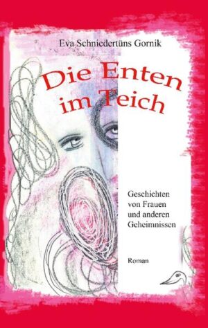 "Die Enten im Teich - Geschichten von Frauen und anderen Geheimnissen" - ist ein Roman mit elf feinsinnigen Geschichten, die sich in einer idyllischen Kleinstadt in Süddeutschland in den Jahren 2009 / 2010 ereignen und in subtiler Vernetzung geheimnisvolle Beziehungen von Einzelschicksalen aufzeigen. Im Mittelpunkt steht die junge erfolgreiche Künstlerin Anja, für die alles im Leben seine Zeit und seine Ursache hat. Sie erfährt eine bedeutsame Begegnung am Ententeich im Stadtpark, Unsicherheiten in ihrer Partnerschaft und muss um ihr Liebesglück bangen. Sie ahnt nicht, mit welch anderen Frauen-Schicksalen sie durch ihre Kunst in Verbindung steht. Da ist z. B. Sophie. Sie sucht Rat bei ihrer einstigen Lehrmeisterin, erlebt sich selbst und andere Frauen bei einem Schönheits-Business-Seminar und entdeckt nach 26 Ehejahren völlig neue Seiten an ihrem Mann. Pia muss lernen, die Angst vor dem Altwerden und Alleinsein anzunehmen und loszulassen. Marie schaut 30 Jahre zurück, um ihr Dasein im Hier und Jetzt zu verstehen. Die mitten im Leben stehenden Protagonistinnen und Protagonisten dieser berührenden Lebensgeschichten erfahren Glücksmomente, Sehnsüchte, Ängste und denken über sich selbst, über ihre Beziehungen und über so manches Geheimnis nach - liebenswert, heiter, intim und spannend. Zitate: Die Autorin und Kunsthistorikerin Dr. Karin Jäckel schreibt über das Buch und speziell über die letzte Geschichte folgendes: "Mit etlichen Überraschungseffekten und viel Einfühlungsvermögen, aber auch mit Ortskolorit und Sprachwitz ist eine ansprechende Erzählung gelungen. Sie rundet den Band vergnüglich ab, sodass man ihn mit einem Schmunzeln aus der Hand legt." Eine Freundin der Autorin schreibt: "So möchte ich Dir ganz herzlich gratulieren für dieses großartige Werk! Ich wünsche, dass viele Frauen davon profitieren."