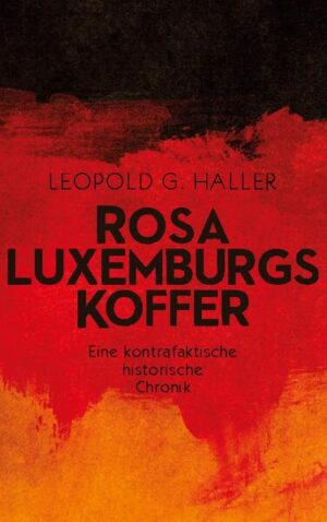 Eingebettet in reale historische Begebenheiten, begleitet von tatsächlichem ebenso wie kontrafaktischem Tagesgeschehen, fragt Rosa Luxemburgs Koffer: Was wäre wenn … die Heldin der sozialistischen Revolution den Anschlag auf sie überlebt hätte? Nach dem Januaraufstand im Berlin des Jahres 1919 werden Karl Liebknecht und Wilhelm Pieck verschleppt und ermordet - Luxemburg selbst entkommt wie durch ein Wunder und flieht ins Exil. Sie lernt dort James Joyce kennen, kehrt zurück nach Berlin und lässt sich, neben einem gewissen Adolf Hitler, zur Wahl des Reichspräsidenten aufstellen. Ihr Koffer ist derweil auf einer eigenen Reise …