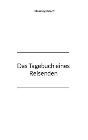 Gedanken eines Reisenden. Begleiten Sie den Reisenden auf seiner Reise durch die Tage, in denen er von einem Moment zum nächsten lebt und seine tiefsten Überlegungen, die Höhen und Tiefen des Lebens in diesem Tagebuch festhält. Jeder Tag birgt eine neue Facette, eine neue Geschichte, die den Leser und Leserinnen einen Einblick in die Seele des Reisenden gewährt. Die Seiten sind gefüllt mit Momenten der Selbstreflexion, Inspiration und persönlichen Erkenntnissen. Eine Einladung, dass Leben als faszinierende Reise zu verstehen, die niemals endet.