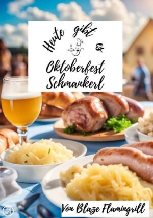 In 'Heute gibt es - Oktoberfest Schmankerl' aus der Buchreihe 'Heute gibt es' entführt uns Autor Blaze Flamingrill in die kulinarische Welt des Oktoberfests. Dieses Buch bietet einen umfassenden Einblick in die traditionelle bayerische Küche und präsentiert 30 authentische Rezepte, darunter knusprige Brezn, saftiges Hendl, würziges Sauerkraut und viele weitere Schmankerl. Die Leser werden Schritt für Schritt durch die Zubereitung dieser köstlichen Gerichte geführt und erhalten nützliche Tipps und Tricks, um die perfekte Oktoberfest-Mahlzeit zuzubereiten. Von der Herstellung von Sauerkraut bis zum Backen von Brezn lernen sie die Geheimnisse der bayerischen Küche kennen. Zusätzlich zu den Rezepten bietet das Buch Informationen zur Geschichte des Oktoberfests, zu den charakteristischen Merkmalen von Schmankerln und zur perfekten Begleitung für diese Speisen. Es vergleicht auch das Oktoberfest mit anderen deutschen Volksfesten und ihren kulinarischen Traditionen. Abgerundet wird das Buch durch nützliches Zubehör, das die Zubereitung erleichtert, sowie durch ein informatives Schlusswort. Mit dieser Mischung aus Rezepten, Hintergrundinformationen und praktischen Tipps ist 'Heute gibt es - Oktoberfest Schmankerl' ein unverzichtbares Buch für alle, die die bayerische Küche und die Atmosphäre des Oktoberfests zu sich nach Hause holen möchten.