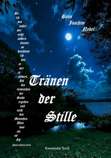 ich war 20 Jahre schwer alkoholabhängig, Freunde sah ich nicht sterben, sondern krepieren. Ich selbst bin dem Tod nur knapp entkommen. Als Spiegeltrinker (Delta med.) musste ich immer meinen Alkoholspiegel konstant halten. Ich hatte mehrere schwere Delirs und Selbstmodversuche knapp überlebt, Trank Brennspiritus, Äthanol, eigentlich alles was drehte ohne auf die Gesundheit zu achten. 1995 stellte ich mich selbst der justiz nach einem nichtbefolgten Strafantritt. Dieser radikale Schritt änderte mein Leben total. Ich besann mich während meiner 9 monatigen Haft auf mein Jugendliebe, der Natur und begann romantische Lyrik zu schreiben. Nach meiner Haftentlassung 1995 musste ich noch eine Geldstrafe abarbeiten und die Stadbibliothek bot sich dafür an. Erfahrende Bibliothekare die meine dichterische Gabe erkannten führten mich in die deutsche Romantik des 18Jh. ein. Dank ihrer Hilfe fand ich zu meinen großen Vorbildern, wie Eichendorff, Nikolaus Lenau, Karroline von Günderrode, C. Brentano. Die Deutsche Nationalbibliothek verzeichnet von mir bislang 37 Werke. Johann Gottlieb Fichte wiurde mein Lieblingsphilosoph.