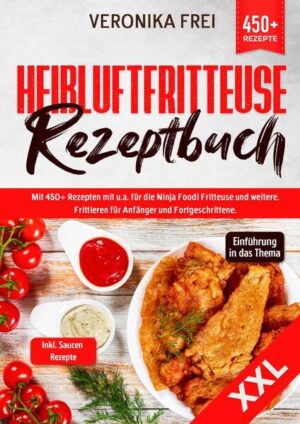 Dieses Heißluftfritteuse-Kochbuch ist voll von köstlichen, leicht zuzubereitenden Rezepten! Mit über 450+ Rezepten zur Auswahl, finden Sie in diesem Kochbuch bestimmt das, wonach Sie suchen... Was ist eine Heißluftfritteuse und wie funktioniert sie? Ähnlich wie ein Umluftofen kann eine Heißluftfritteuse Gerichte backen und braten, aber ihr Design ermöglicht ein schnelleres und gleichmäßigeres Garen für besonders knusprige Ergebnisse. Das Gerät ist mit einem Heizmechanismus und einem Gebläse ausgestattet, das in die Oberseite eingebaut ist. Es heizt sich schnell auf und sorgt für eine rasche Zirkulation der heißen Luft, die das Essen im Metallkorb gart. Solange die Fritteuse nicht überfüllt ist, erhält das Gericht durch die konzentrierte Hitzequelle eine knusprige, fast frittierte Textur. Ist das Kochen mit einer Heißluftfritteuse gesund? Die große Attraktivität der Heißluftfritteuse besteht darin, dass sie mit wenig Öl eine sehr knusprige Textur erzeugt, was sie zu einer gesunden Alternative zum traditionellen Frittieren macht. Mit einer Heißluftfritteuse genügt es, die Zutaten in ein paar Teelöffeln Öl zu schwenken (oder bei einigen Rezepten das Öl ganz wegzulassen), um ein köstlich knuspriges Gericht mit deutlich weniger Fett und Kalorien zu erhalten. Tipps & Tricks 1.Heizen Sie die Heißluftfritteuse vor, bevor Sie das Essen hineinlegen. Auch wenn Sie das Essen im Backofen zubereiten, heizen Sie ihn ein paar Minuten vor, bevor Sie das Essen hineinlegen. Bei einer Heißluftfritteuse ist der Vorgang derselbe. Der Geschmack der Speisen wird im vorgeheizten Zustand noch besser sein. (mehr Informationen finden Sie im Buch) Sie sind auf der Suche nach … ✅ 450+ leckeren Rezepten (u.a. Frühstück, Brote, Fischgerichte, Fleischgerichte, Snacks, Desserts uvm.) ✅ Einführung in das Thema ✅ Vielfältige und ausgefallene Rezeptideen ✅ Inklusive Saucen-Rezepte Leckere Gerichte und gute Anhaltspunkte gefällig? Dann greifen Sie jetzt zu!