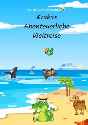 Tauche ein in die aufregende Welt von Kroko, dem kleinen grünen Krokodil, das die Sehnsucht nach Abenteuern und Entdeckungen in sich trägt. In dieser einzigartigen Kinderbuchreihe begleiten wir Kroko auf seiner aufregenden Weltreise, die ihn an die entlegensten Orte und in die faszinierendsten Abenteuer führt. In den einzelnen Büchern der Reihe begegnet Kroko verschiedenen faszinierenden Charakteren und Kreaturen auf seiner Reise um die Welt: 1. "Kroko und der freundliche Eisbär Bruno": Kroko trifft auf den herzlichen Eisbären Bruno, und gemeinsam segeln sie auf einem Eisberg durch die eisige Arktis. Doch Abenteuer warten auf sie, darunter eine lustige Schneeballschlacht mit Pinguinen und dem Eisbären. 2. "Kroko und das kluge Kamel Kamila": In der sengenden Hitze der Wüste begegnet Kroko dem klugen Kamel Kamila. Sie teilen Wasser und Geschichten unter der brennenden Sonne, doch auch Gefahren lauern in Form von Schlangen und Skorpionen. 3. "Kroko und der wilde Stier Toro": In den Arenen Spaniens trifft Kroko auf den wilden Stier Toro. Ein Wettrennen und ein heldenhaftes Rettungsabenteuer bringen sie enger zusammen. 4. "Kroko und der abenteuerlustige Schäferhund Max": Kroko findet einen Freund in Deutschland, den abenteuerlustigen Schäferhund Max. Gemeinsam erleben sie fantastische Abenteuer in den Wäldern und Bergen Deutschlands, einschließlich einer geheimnisvollen Reise in die Welt der Träume. 5. "Kroko und der majestätische Seeadler Sky": Über den majestätischen Rocky Mountains fliegen Kroko und der majestätische Seeadler Sky hoch in den Himmel und genießen die Freiheit der Lüfte. 6. "Kroko und die abenteuerlustigen Piraten Tim und Tom": Auf hoher See begegnet Kroko den abenteuerlustigen Piraten Tim und Tom. Gemeinsam stellen sie sich gefährlichen Stürmen und suchen nach verborgenen Schätzen.