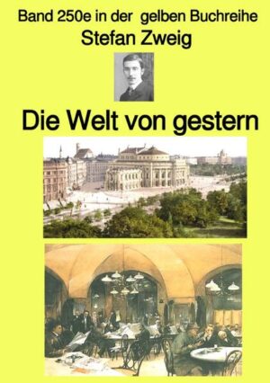 Stefan Zweig, einer der bekanntesten und erfolgreichsten Schriftsteller seiner Zeit erzählt in diesem Buch aus seinem Leben, von seiner Herkunft, von seinen Großeltern und Eltern. Das 19. Jahrhundert war eine solide und stabile Zeit. Das änderte sich im August 1914 radikal. Nichts war mehr wie vorher. Die Jahre 1918 und 1919 waren in Österreich grausam. Armut, Hunger, Inflation, Verzweiflung. Dann ging es wieder besser. Stefan Zweig reiste nach Frankreich, Russland, England, Südamerika. 1933 kam Hitler an die Macht. 1938 marschierten seine Truppen in Österreich ein. Stefan Zweig war rechtzeitig vorher nach England übergesiedelt. Zwei Weltkriege brachten alles zu Bruch. Dieses Buch ist eine Autobiographie mit tiefen Einblicken in das damalige Zeitgeschehen. - Mit vielen Bildern und Zusatzinformationen wird dieses von Stefan Zweig verfasste Buch neu herausgegeben. - Rezession: Ich bin immer wieder begeistert von der „Gelben Buchreihe“. Die Bände reißen einen einfach mit. Inzwischen habe ich ca. 20 Bände erworben und freue mich immer wieder, wenn ein neues Buch erscheint. oder: Sämtliche von Jürgen Ruszkowski aus Hamburg herausgegebene Bücher sind absolute Highlights. Dieser Band macht da keine Ausnahme. Sehr interessante und abwechslungsreiche Themen aus verschiedenen Zeit-Epochen, die mich von der ersten bis zur letzten Seite gefesselt haben! Man kann nur staunen, was der Mann in seinem Ruhestand schon veröffentlicht hat. Alle Achtung!