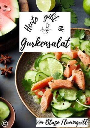 In 'Heute gibt es - Gurkensalat' aus der Buchserie 'Heute gibt es' präsentiert der Autor und Hobbykoch Blaze Flamingrill eine erfrischende Vielfalt an Gurkensalatrezepten. Dieses Buch ist eine kulinarische Entdeckungsreise, die sowohl Gurkenliebhaber als auch Kochbegeisterte begeistern wird. Von klassischen Gurkensalaten bis hin zu kreativen, exotischen Variationen - hier finden Sie 30 erfrischende Rezepte, die leicht zuzubereiten sind und für vielfältige Anlässe geeignet sind. Entdecken Sie die Vielseitigkeit dieses gesunden Gerichts und lassen Sie sich von den verschiedenen Dressings und Zutatenkombinationen inspirieren. Ob als Beilage zu Grillgerichten, leichtes Hauptgericht oder erfrischender Snack - Gurkensalat kann vielfältig eingesetzt werden und bringt frische Aromen auf den Teller. Die Rezepte sind klar strukturiert und leicht verständlich, sodass auch Kochanfänger problemlos köstliche Gurkensalate zaubern können. Freuen Sie sich auf frische Ideen, gesunde Zutaten und unkomplizierte Zubereitungsschritte. Mit 'Heute gibt es - Gurkensalat' werden Sie Ihre Liebe zu Gurkensalaten neu entdecken und begeistert sein von den vielen Geschmackserlebnissen, die dieses Buch bietet. Ein Muss für alle, die Wert auf gesunde Ernährung und abwechslungsreiche Gerichte legen.