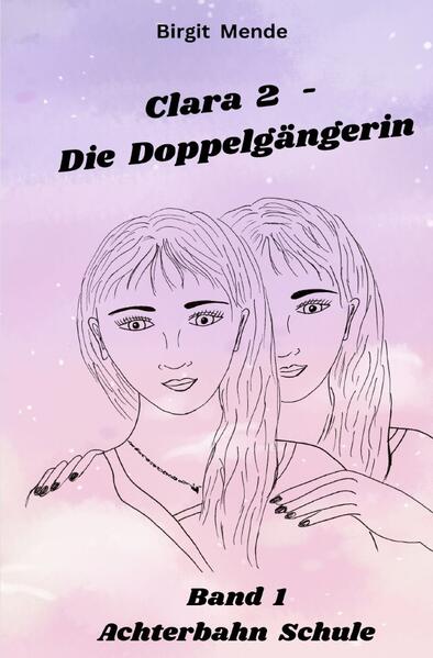 Fassungslos blickt Clara eines Morgens auf diese - Erscheinung. Kaum vom ersten Schreck erholt, spricht ihr zweites Spiegelbild sie auch noch an. Clara 2, ihre Doppelgängerin, gelobt, sie fortan überallhin zu begleiten. Und sie verfolgt sie wirklich wie ein Panther. Mischt sich bei der Chemie- LK ein, sorgt für Chaos beim Vorsingen. Das i- Tüpfelchen setzt diese Doublette beim Mathetest. Dabei hatte Clara doch geübt! Immer wieder fragt sich Clara: Was will die eigentlich von mir? Und wieso ist diese Doppelgängerin plötzlich mit von der Partie, als die Mädchenclique, ihre Freundinnen Beata, Tanja und Vanessa, Leoni schikanieren? Dann erkrankt Claras Oma schwer und Clara dreht den Spieß um. Sie fängt an, ihre Doppelgängerin genauer zu beobachten. Geschockt über ihre Entdeckung, braucht sie erst einmal Zeit zum - Nachdenken.