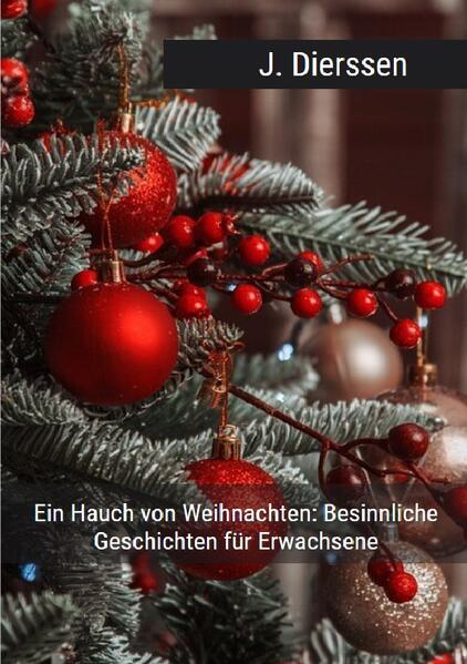 Titel: Ein Hauch von Weihnachten: 30 besinnliche Geschichten für Erwachsene Tauche ein in die zauberhafte Welt der Weihnachtsgeschichten mit "Ein Hauch von Weihnachten". Dieses Buch entführt dich in 30 herzerwärmende und besinnliche Erzählungen, die speziell für Erwachsene geschrieben wurden. Jede Geschichte ist ein einzigartiges Geschenk, das die Magie der Feiertage auf einzigartige Weise einfängt. Von nostalgischen Erinnerungen bis zu zeitgenössischen Wundern - diese Kurzgeschichten entfalten ein breites Spektrum an Emotionen und nehmen dich mit auf eine Reise durch die verschiedenen Facetten der Weihnachtszeit. Genieße die Wärme von Liebe, Freundschaft und dem unverwechselbaren Zauber, der nur in der festlichen Jahreszeit existiert. Lass dich von den vielfältigen Charakteren und Handlungen mitreißen, während du in die winterliche Atmosphäre eintauchst. Ob vor dem Kamin, in der verschneiten Landschaft oder am festlich geschmückten Weihnachtstisch - jede Geschichte schafft eine einzigartige Stimmung und bringt das Gefühl von Einigkeit und Besinnlichkeit hervor. "Eine Hauch von Weihnachten" ist nicht nur ein Buch, sondern ein Begleiter für die gemütlichen Abende in der Adventszeit. Eine Sammlung von Geschichten, die das Herz berühren, Gedanken inspirieren und die Vorfreude auf das Fest der Liebe entfachen. Mach dich bereit, die Magie von Weihnachten auf eine ganz neue Art zu erleben. Hol dir jetzt "Ein Hauch von Weihnachten" und verschenke oder gönn dir selbst kostbare Momente der Freude, die diese festliche Jahreszeit so unvergesslich machen.