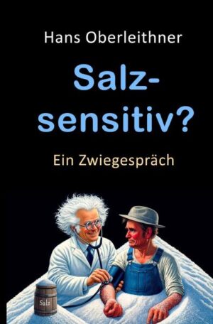 Über das Salzen gehen die Meinungen auseinander. Einer der Gründe ist, dass die Menschen unterschiedlich salzempfindlich - salzsensitiv - sind. Das ist eine Eigenschaft, keine Krankheit! So schadet der üblicherweise sehr hohe Salzkonsum manchen Menschen kaum, während andere Schaden nehmen. Deshalb erscheint es sinnvoll, hier zu unterscheiden. Auf dieser Überlegung fußt der Salzbluttest. Er vermittelt jedem Menschen, wie salzsensitiv jemand ist. Ist die Salzsensitivität hoch, so kann man durch simple Maßnahmen (etwas veränderte Ernährung) eine wirksame Prävention betreiben. Ja, man kann sogar dadurch seine eigene Salzsensitivität reduzieren und Bluthochdruck vorbeugen. Anton und sein Doktor zeigen das in einem beschaulichen Zwiegespräch, in Text und Bild.