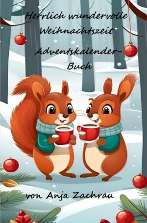 Herrlich, wundervolle Weihnachtszeit Ein Adventskalender-Gedicht-Buch Mit 24 zauberhaften Gedichten über die Magie der Weihnacht, über den Weihnachtszauber, Wintergedichte, Weihnachtsgedichte Mal besinnlich, mal humorvoll, mal heiter beschwingt. Gedichte, die jeden Tag ein bisschen Wärme in die Herzen zaubern sollen. Das Cover soll bereits die unterschiedlichen Gedichte und Stilrichtungen vereinen, vorne das Cover sehr plakativ und süß bis lustig und beschwingt, hinten das Cover dann eher etwas ruhiger und besinnlicher, und die Weihnachtsstimmung einfangend. Cover und die einzelnen Adventskalendertürchen sind alle liebevoll illustriert, alle mit KI generiert von mir. Alles mit wombo.ai-art generiert und erstellt.