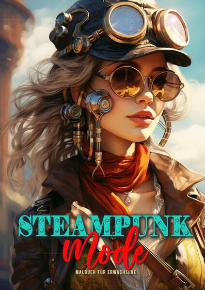 Steampunk Malbuch zum Dampf ablassen! Wunderschönes detailreiches Steampunk und Mode Malbuch für Erwachsene in Graustufen Das Ausmalbuch im Retro- Futuristik Stil beinhaltet 54 Seiten A4 Steampunk Mode Viktorianische Kleidung Zahnräder, Metall & Technik schwarzer Hintergrund (kein durchdrücken) Ein Malbuch für alle Steampunk und Viktorianische Ära Fans.