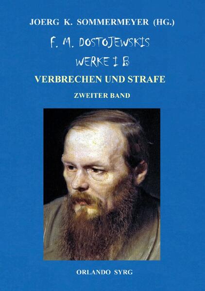 Ein Meisterwerk Dostojewskis, das bis heute nichts von seinem Zauber verloren hat! Wohl der gelungenste Kriminalroman, den man sich überhaupt nur vorstellen kann, mit komplexen verwickelten Nebenhandlungen, immer zugleich spannend, und einem offenen Ende für den Protagonisten Raskolnikow. Der Erste Band (OrSyTa 152023) bringt die Teile I-III, der Zweite Band (OrSyTa 162023) die Teile IV-VI und den Epilog.