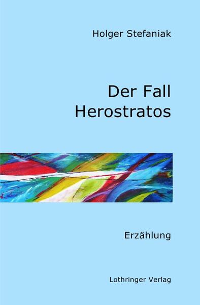 Theopomp, ein Zeitungsreporter aus Athen, wird 356 vor Christus nach Ephesos gesandt, und damit beauftragt, über das geplante Bündnis zwischen Athen und Ephesos zu berichten. Hier begegnen ihm Probleme, mit denen ländliche Regionen im Allgemeinen zu kämpfen haben, bieten sie doch einerseits attraktive und idyllische Flecken und den Charme des Vergangenen, auf der andern Seite jedoch, führt deren Anachronismus zu den Anschlussschwierigkeiten in Bezug auftretender wirtschaftlicher Veränderungen. Einige bleiben außen vor und werden mit den Umwälzungen, obwohl sie bemüht sind, nicht fertig. Beispielgebend hierfür ist Herostratos, ein Lehmträger, der unvermittelt zum Mittelpunkt der Geschichte wird. Demitrios und Paionios, nicht unbedingt handelnde Gegenspieler Herostratos’, sondern eher Karrieristen und gute Geschäftsleute, welche die Zeichen der Zeit früh genug erkannten, um ihren sozialen Aufstieg vorantreiben zu können, begleiten die Leser und Leserinnen über die gesamte Zeit der Erzählung und treiben Handlung sowie das Geschick Herostratos’ voran. Diese Geschichte, die zwar in der Antike spielt, behandelt, teils auf sehr humorige und groteske Art, ernste Themen, wie Arbeitslosigkeit sozialen und gesellschaftlichen Ab- und Aufstieg, gibt aber auch Raum zum Nachdenken und „Mitleiden“. Selbst das mögliche Abdriften in radikale Gesinnungen wird hier angesprochen, ohne aber mit erhobenem Zeigefinger weise wirken zu wollen oder gar Patentlösungen bereitzuhalten. Diese Erzählung bietet Unterhaltung, der es nicht an Spannung fehlt, und weckt das Interesse, wie es wohl mit ihm weitergehen wird.