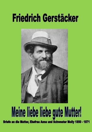 Als Ergänzung zu unserer Werkausgabe mit den Texten in der Fassung letzter Hand führen wir auch die Reihe mit Briefen des Weltreisenden und Abenteuerschriftstellers Friedrich Gerstäcker fort. Diese ganz persönlichen Briefe an die wichtigsten Familienangehörigen bieten ein ganz eigenes Bild seiner Erlebnisse. Hier finden sich Schilderungen seiner Reiseabenteuer, wie sie durch unmittelbares Erleben direkt in die Briefe flossen und oft spontan und ohne daran zu feilen oder sie zu überarbeiten, ein interessantes Genrebild aus verschiedenen Erdteilen bieten.