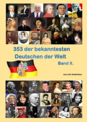 Also, archäologischen Daten zufolge waren die von den deutschsprachigen Völkern besetzten Gebiete bereits vor 200.000 bis 600.000 Jahren besiedelt. „Geschichte wird gemacht von Menschen!“ Zu dieser Zeit jedoch, gab es wahrscheinlich keine herausragenden Persönlichkeiten bzw. wurden ihre Namen, von den Geschichtsschreibern nicht bis in unsere Zeit überliefert worden, wie beispielsweise der Name des Erfinders des Rades oder des Pfeils und Bogens... Von den erhaltenen Daten jedoch sind uns die letzten ca. 1500 Jahre recht detailliert bekannt, woraus sich schließen lässt, dass die deutschsprachigen Gebiete schon fast immer durch und durch von talentierten Persönlichkeiten wie Schriftstellern, Philosophen, Künstlern, Musikern, Sportlern, Wissenschaftlern, (Physikern, Mathematikern, Chemikern, Astronomen), Erfindern und Politikern reich geprägt waren. Viele Deutsche sind heute auch unter den Nobelpreisträgern vertreten. Es gibt heutzutage fast keinen Menschen in der zivilisierten Welt mehr, der den Bach, Beethoven, Ohm, die Gebrüder Grimm, den Albrecht Dürer, oder Albert Einstein, Clara Schumann oder Goethe nicht kennt. Die Liste ist lang und unwahrscheinlich interessant. Deswegen habe ich mir Mühe gemacht, ein Paar der interessantesten Repräsentanten der deutsch/germanischen Geschichte zusammen zu suchen, um kurz darüber zu berichten. Damit will ich nur einen groben Überblick über die Umfangreiche deutsch/germanische Geschichte verschaffen. Und möglicherweise wird es, bei den einen oder den Anderen, ein Wenig mehr Respekt und Zuneigung für die Geschichte dieses noch recht jungen (am 18.Januar 1871 von Otto von Bismarck gegründeten) Landes hervorrufen.