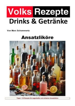 Entdecken Sie in "Volksrezepte Drinks und Getränke - Ansatzliköre" die kunstvolle Welt der handgemachten Liköre. Autor Marc Schommertz präsentiert eine reiche Sammlung von 35 einzigartigen Rezepten, die von klassisch-fruchtig bis hin zu exotisch-würzig reichen. Tauchen Sie ein in die Vielfalt der Aromen von Himbeere bis Mango-Ingwer und entdecken Sie die Geheimnisse der Likörherstellung. Dieses Buch bietet nicht nur Inspiration, sondern auch nützliche Tipps für Anfänger und erfahrene Hobbyköche. Erfahren Sie mehr über Auswahl, Mischverhältnisse, Reifezeit und Verfeinerungsmöglichkeiten - alles, was Sie für die Herstellung unvergesslicher Liköre benötigen. Ein unverzichtbarer Begleiter für alle, die sich für die Welt der selbstgemachten Ansatzliköre begeistern!