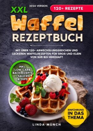 Dieses Waffel-Rezeptbuch ist voll von köstlichen, leicht zuzubereitenden Rezepten! Mit über 120+ Rezepten zur Auswahl, finden Sie in diesem Kochbuch bestimmt das, wonach Sie suchen... Selbstgebackene Waffeln haben etwas ganz Besonderes an sich. Ihr goldbraunes, knuspriges Äußeres weicht einem weichen, luftigen Kern und macht jeden Bissen zu einem köstlichen Erlebnis. Die Hauptzutaten - Buttermilch und geschmolzene Butter - tragen zu ihrem reichen Geschmack und ihrer zarten Textur bei. Die Zubereitung ist ein Vergnügen, ob an einem faulen Sonntagmorgen oder an einem arbeitsreichen Wochentag. Waffeln eignen sich für jedes Küchenniveau und werden mit Sicherheit zu einem beliebten Teil Ihrer Frühstücksroutine. Was ist eine Waffel? Waffeln werden aus einem Teig hergestellt, der aus Eiern, Milch, Zucker und geschmolzener Butter besteht. Sie werden traditionell in einem Waffeleisen zwischen zwei speziell geformten Eisenplatten gebacken, die der Waffel ihr charakteristisches wabenförmiges Aussehen verleihen. Eine perfekte Waffel hat eine knusprige, goldbraune Außenseite und ein leichtes und luftiges Inneres. Dies ist darauf zurückzuführen, dass die Waffel auf beiden Seiten gleichzeitig gebacken wird, d. h. auf der Ober- und der Unterseite. Während die Außenseite der Waffel bräunt und knusprig wird, wird die Luft im Teig im Inneren der Waffel eingeschlossen, was zu der luftigen inneren Textur führt. (mehr Informationen finden Sie im Buch) Sie sind auf der Suche nach … ✅ 120+ leckere Waffel-Rezepte (u.a. Einfach & Klassisch, Fruchtig, Süß, Herzhaft uvm.) ✅ Kurze Einführung in das Thema ✅ Den richtigen Zutaten zum Backen ✅ Inklusive Low-Carb Backrezepte und Saucen, Marinaden & Dips Leckere Gerichte und gute Anhaltspunkte gefällig? Dann greifen Sie jetzt zu!