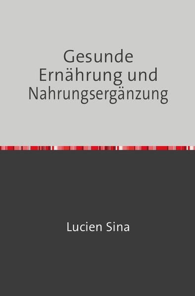 Entfesseln Sie Ihr Gesundheitspotenzial mit "Gesunder Ernährung und Nahrungsergänzung". Entdecken Sie den Schlüssel zur Optimierung Ihres Wohlbefindens durch effektive Ernährung und Nahrungsergänzung. Erreichen Sie Ihre gesundheitlichen Ziele mit Zuversicht. Von der Versorgung Ihres Körpers mit essenziellen Nährstoffen bis hin zur Nutzung der Vorteile gezielter Nahrungsergänzungsmittel - dieses Buch liefert Ihnen die Werkzeuge für Ihren Erfolg. Gestalten Sie Ihre Gesundheitsreise noch heute neu. "Gesunde Ernährung und Nahrungsergänzung" ist Ihr Leitfaden, um Ihr volles Potenzial zu entfalten und ein pulsierendes Leben voller Vitalität zu führen.