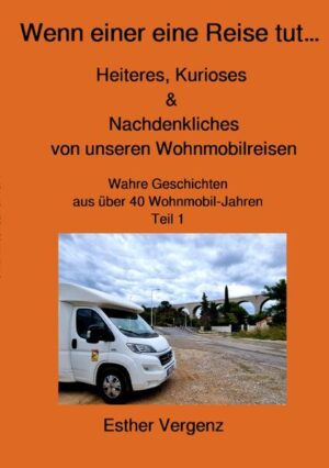 Die Autorin erzählt von über 40 Jahren gemeinsamen Reiseerfahrungen mit Zelt, VW-Bullis und schließlich mit immer größer werdenden Wohnmobilen. Sie reiste mit Mann, mit zwei Kindern - später Pubertieren - und mit Hunden. Schließlich reisen sie und ihr Mann nur noch alleine mit Hund(en). Bevorzugte Reiseländer waren und sind Frankreich, Italien und Ex-Jugoslawien. Aber auch bei Wohnmobilisten weniger touristisch beliebte Länder wie Belgien und Luxemburg stehen auf ihren Routenplänen. Dabei haben sie so manch Heiteres, Nachdenkliches aber auch Kurioses und Unschönes erlebt. Sie machten tolle Bekanntschaften, aber auch solche, auf die sie gut hätten verzichten können. Immer wieder stehen die Natur, Tiere - beide sind passionierte Schlangen-, Reptilien- und Amphibien-Liebhaber - sowie die Besichtigung von historischen Stätten im Mittelpunkt. Die Autorin liebt ebenso die Kunst und geht gerne in Museen. Gemeinsam sind sie an der jeweiligen Kultur und den Traditionen des Reisegebietes interessiert. Über all das und noch viel mehr wird in diesem Buch auf unterhaltsame, meist heitere Art berichtet. Gleichzeitig sind einige Fotos zu finden, die die Erlebnisse dokumentieren. Dem Teil 1 folgt ein Teil 2, jedoch können beide unabhängig voneinander gelesen werden. Auch eine umfänglichere Komplettausgabe ist erhältlich.