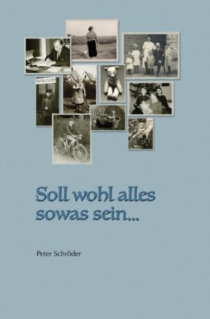 Ich wurde 1945 in einer Zeit geboren, die gekennzeichnet war von Entbehrungen und Sorgen um die Zukunft. Andererseits war es eine Zeit der Hoffnung und Zuversicht. Wer die innere Stärke besass, hat nach vorne geschaut und neue Chancen gesehen. Es hatte sicher auch mit Mut zu tun, mit sehr begrenzten Mitteln einen neuen Anfang zu wagen. Das war besonders für junge Familien schwer, die Verantwortung übernahmen für die Kinder, die es "einmal besser haben sollten". Meine Gedanken basieren nur auf den Erzählungen meiner Eltern, der Oma und anderen "Zeitzeugen". Dieses buch soll meinen Kindern, Enkeln und anderen Interessierten aufzeigen, wie es war, aus der Zeit des einfachen Lebens in eine Zeit des Überflusses zu wachsen. Oma Marie hätte, wie immer, sofort eine einleuchtende Erklärung gehabt: "Soll wohl alles sowas sein..."