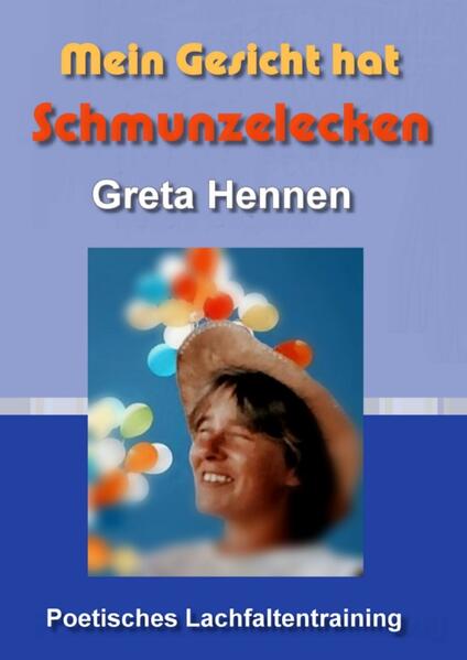 Ein Buch mit gesammelten Gedichten: verrückt, verschmitzt mit überraschenden Pointen. Es soll eine Auszeit vom Alltag bieten, die positive Lebenseinstellung unterstützen und die Lachfalten trainieren. Kurz wie im Klappentext angezeigt: Dieses Buch ist so gedacht, dass man regelmäßig lacht. Ein Lachen, Lächeln, Kichern, Schmunzeln verhindert sicher Griesgramrunzeln. Mit diesem Training wünsch ich hier, hin und wieder viel Pläsier. Die Falten werden sich entfalten und die Mimik weich gestalten. Ja, so zeigt sich mit der Zeit auch gelebte Heiterkeit.