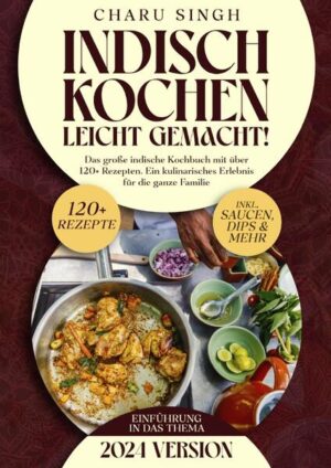 Dieses Indische-Kochbuch ist voll von köstlichen, leicht zuzubereitenden Rezepten! Mit über 120+ Rezepten zur Auswahl, finden Sie in diesem Kochbuch bestimmt das, wonach Sie suchen... Sobald Sie die Grundlagen… …der indischen Küche kennen, können Sie zu Hause die köstlichsten Naan, Chana Masala und Butterhähnchen zubereiten. Es ist fast unmöglich, sich einen Reim darauf zu machen, was "indische Küche" ist. Es gibt so viel Abwechslung in dieser uralten Küche, die von Region zu Region unterschiedliche Geschmacksrichtungen und Gewürze enthält. Hinzu kommt eine lange Geschichte des Handels, der Invasionen und des Kolonialismus, und Sie werden viele persische, portugiesische, britische und niederländische Einflüsse finden. Wenn Sie die Schärfe der indischen Küche lieben, wird es Sie vielleicht überraschen zu erfahren, dass die Chilischoten aus Mexiko stammen und wahrscheinlich im 17. oder 18. Jahrhundert von den Portugiesen nach Indien gebracht wurden. Was ist die indische Küche? Die indische Küche geht auf die Indus-Zivilisation, auch Harappan-Zivilisation genannt, zurück, die vor etwa 5.000 Jahren entstand. Weizen, Reis, Hirse, Kichererbsen und Linsen waren die Grundnahrungsmittel und sind es bis heute. Gewürze, insbesondere Zimt, wurden zum Würzen der Speisen verwendet, und schließlich setzten sich die uns heute bekannten Gewürze durch: schwarzer Kardamom, Kreuzkümmel und Sternanis, um nur einige zu nennen. Später wurden auch Milchprodukte verwendet, und Fladenbrote wurden populär. (mehr Informationen finden Sie im Buch) Sie sind auf der Suche nach … ✅ 120+ leckere indische Rezepte (u.a. Fleischgerichte, Fischgerichte, Brote, Snacks, Desserts uvm.) ✅ Einführung in das Thema ✅ Den richtigen Zutaten ✅ Inklusive Saucen & Dips Rezepte Leckere Gerichte und gute Anhaltspunkte gefällig? Dann greifen Sie jetzt zu!