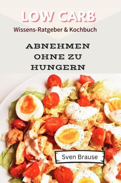 Tauche ein in die Welt der nachhaltigen Gewichtsreduktion mit meinem Wissensratgeber und Kochbuch „Abnehmen ohne zu Hungern“. Diese umfassende Ressource bietet dir nicht nur effektive Wege zum Gewichtsverlust, sondern auch leckere Low Carb-Rezepte und wertvolle Tipps für ein gesünderes Leben. Erfahre, wie die Low Carb-Ernährung nicht nur beim Abnehmen hilft, sondern auch deine allgemeine Gesundheit fördert. Genieße eine Vielzahl köstlicher Rezepte, die dir beweisen, dass gesunde Ernährung nicht langweilig sein muss. Von herzhaften Hauptgerichten bis zu verlockenden Desserts. Verstehe, warum die Low Carb Methode effektiv ist und wie sie deine langfristige Gesundheit positiv beeinflussen kann. Mein Buch dient nicht nur als Kochbuch, sondern auch als Ratgeber für alle, die mehr über eine ausgewogene Lebensweise und gesunde Ernährung erfahren möchten. Bestelle „Abnehmen ohne zu Hungern“ noch heute und entdecke, wie du nicht nur Gewicht verlierst, sondern auch einen dauerhaft gesunden Lebensstil entwickeln kannst. Erfahre, wie Genuss und Wohlbefinden Hand in Hand gehen können! Dieser Ratgeber begleitet dich auf deinem Weg, bietet Antworten auf häufige Fragen und gibt dir das nötige Wissen, um selbstbewusst und informiert Entscheidungen zu treffen. Ich selbst habe durch die Low Carb in nur einem Jahr über 25 Kilogramm abgenommen und du kannst das auch. Die Low Carb-Ernährung ist flexibel und kann an individuelle Bedürfnisse und Vorlieben angepasst werden. Von Paleo bis Keto bietet sie eine Bandbreite von Varianten. Im Gegensatz zu kurzfristigen Diäten fördert Low Carb einen nachhaltigen Lebensstil, der nicht nur auf Gewichtsverlust abzielt, sondern auch auf langfristige Gesundheit und Wohlbefinden. Mit Low Carb wirst du abnehmen, und dein Hungergefühl wird bald nur noch der Vergangenheit angehören. Daher habe ich mich auch ganz bewusst für den Titel „Abnehmen, ohne zu Hungern“ entschieden. Dein Schlüssel zu einer gesünderen Zukunft liegt nur einen Klick entfernt.