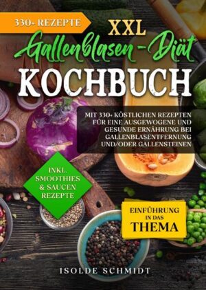 Dieses Gallenblase-Kochbuch ist voll von köstlichen, leicht zuzubereitenden Rezepten! Mit über 330+ Rezepten zur Auswahl, finden Sie in diesem Kochbuch bestimmt das, wonach Sie suchen... Zu den Problemen, die sich auf die Gallenblase auswirken können, gehören Gallensteine und Krebs. Eine gesunde Ernährung - z. B. eine pflanzliche Kost und viele Ballaststoffe - kann jedoch dazu beitragen, die Gallenblase gesund zu halten. Forschungen legen nahe, dass Menschen, die sich gesund ernähren, ein geringeres Risiko für Gallenblasenerkrankungen haben. Zu wissen, welche Lebensmittel man wählen und welche man meiden sollte, kann der Gallenblase helfen, gesund zu bleiben, insbesondere bei Menschen, die bereits Gallensteine oder andere Gallenblasenprobleme hatten. Es gibt keine spezielle Diät für eine gesunde Gallenblase, aber die Einhaltung einiger Richtlinien kann dazu beitragen, dass die Gallenblase gesund bleibt und gut funktioniert. In diesem Buch finden Sie einige Ernährungstipps zur Gesunderhaltung der Gallenblase. (mehr Informationen finden Sie im Buch) Sie sind auf der Suche nach … ✅ 330+ leckere Rezepte (u.a. für Frühstück, Fisch, Fleisch, Vegetarisch, Snacks, Desserts uvm.) ✅ Einführung in das Thema ✅ Den richtigen Zutaten ✅ Inklusive leckere Smoothies & Saucen-Rezepte Leckere Gerichte und gute Anhaltspunkte gefällig? Dann greifen Sie jetzt zu!