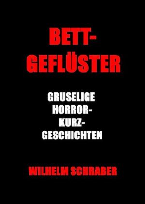 Für alle, egal ob M/W/D, die sich so richtig beim Lesen gruseln wollen. "Bett- Geflüster" gibt Ihnen den gewissen "Thrill", den Sie vermisst haben in der Deutschen Horrorliteratur, wenn Sie ehrlich zu sich selbst sind. Was Sie sonst nur von Stephen King und H.P. Lovecraft gewohnt waren, ist jetzt auch im Deutschen verfügbar. Alle Geschichten spielen in Deutschland, mit Deutschen Charakteren und natürlich werden Sie sich fürchten. 1. "Legen Sie sich alleine im Dunkeln in Ihr Bett, schalten Sie sämtliche Lichter aus und konzentrieren Sie sich nur auf die unheimlichen Geschichten, ich wette, Sie werden Angst verspüren, vielleicht mehr oder weniger." 2. "Es wird Zeit, dass der Deutsche Horror und die Deutsche Horror- Literatur wieder ein Revival erlebt. Die Fans warten drauf, auch Generation Z. Horror ist ein Genre, das vor allem Jugendliche und junge Erwachsene fasziniert. 3. "Genration Z muss ein wenig vom Tik- Tokken wegkommen, hin zur Literatur. Ich hoffe, ich leiste meinen Beitrag dazu. Das Buch ist kostengünstig zu haben und sogar zwischendurch mal umsonst." Zitate: Wilhelm Schraber. Tauchen Sie ein in die Welt des Übernatürlichen, der Monster und der Dämonen.