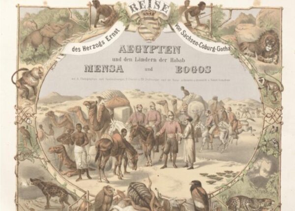 Eine Reise im 19. Jahrhundert an den Nil, nach Ägypten und Äthiopien, war immer noch ein Abenteuer. Der Weltreisende Friedrich Gerstäcker und der Tierforscher Alfred Brehm begleiteten diese Reise des herzoglichen Paares. Gerstäcker war zuständig für die Jagdausflüge der Gesellschaft und schrieb einen großen Teil dieses Berichtes nieder, der dann allerdings in einem Prachtband mit zahlreichen Illustrationen unter der Autorennennung des Herzogs erschien. Friedrich Gerstäcker äußerte sich darüber sehr verärgert in einem Brief an seinen Verleger H. Costenoble. Von diesem großformatigen Prachtband sind bis heute nur sehr wenige Exemplare bekannt. Hier wurde das Buch in einem aufwändigen Verfahren gescannt, die Seiten dann im Farbdruck wiedergegeben. Besonders die farbigen Lithgraphien sind in diesem Druckverfahren sehr schön wiedergegeben worden.