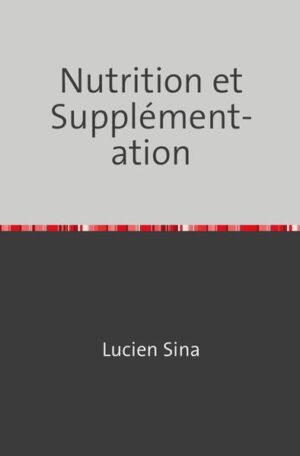 Libérez votre potentiel de santé grâce à la nutrition saine et à la supplémentation. Découvrez la clé de l'optimisation de votre bien-être grâce à une nutrition et une supplémentation efficaces. Atteignez vos objectifs de santé en toute confiance. Qu'il s'agisse d'alimenter votre corps en nutriments essentiels ou d'exploiter les bienfaits de suppléments ciblés, ce livre vous fournit les outils nécessaires pour réussir. Transformez votre parcours de santé dès aujourd'hui. "Nutrition et Supplémentation" est le guide qui vous permettra de libérer tout votre potentiel et de vivre une vie pleine de vitalité.