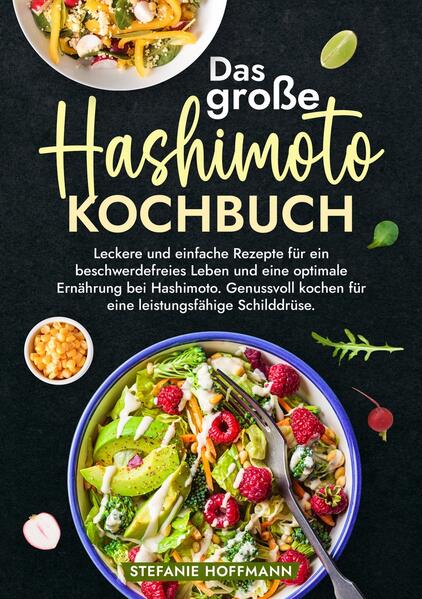 Kämpfst du ständig gegen die Symptome der Hashimoto-Thyreoiditis? Hast du Schwierigkeiten, leckere und nahrhafte Mahlzeiten zu finden, die deine Schilddrüsenfunktion unterstützen? Wünschst du dir eine Linderung, ohne dabei auf den Genuss beim Essen verzichten zu müssen? Dann ist dieses Kochbuch genau das, was du brauchst! Es ist dein idealer Begleiter auf dem Weg zu einem beschwerdefreien Leben, indem es dir zeigt, wie du mit köstlichen und einfachen Rezepten die richtige Ernährung für Hashimoto genießen kannst. Hier sind vier Gründe, warum eine Hashimoto Diät bzw. eine Hashimoto gerechte Ernährung so vorteilhaft ist: - Linderung von Symptomen: Eine angepasste Ernährung bei Hashimoto kann dazu beitragen, typische Symptome wie Müdigkeit, Gewichtszunahme und Stimmungsschwankungen zu lindern. - Unterstützung der Schilddrüsenfunktion: Eine ausgewogene Ernährung fördert die Schilddrüsenfunktion und hält die Hormonbalance im Gleichgewicht. - Verbesserung der Lebensqualität: Mit diesem Kochbuch entdeckst du Nahrungsmittel, die nicht nur deiner Schilddrüse helfen, sondern auch fantastisch schmecken. - Förderung der allgemeinen Gesundheit: Diese spezielle Ernährungsweise unterstützt nicht nur bei Hashimoto, sondern kann auch das allgemeine Wohlbefinden und die Energie steigern. Dieses Rezeptbuch bietet dir eine Vielzahl an Rezepten, die einfach zuzubereiten sind und keine exotischen Zutaten benötigen. So ist es leicht, eine Hashimoto gerechte Ernährung in den Alltag zu integrieren. Warum dieses Kochbuch ein Muss für jeden Hashimoto-Patienten ist: - Vielseitigkeit: Von Frühstücksideen über Hauptgerichte bis hin zu Desserts - dieses Kochbuch bietet für jede Tageszeit und jeden Geschmack das passende Rezept. - Einfach zu befolgen: Die Rezepte sind klar und einfach zu befolgen, auch wenn du kein erfahrener Koch bist. - Gesundheitlich vorteilhaft: Jedes Rezept wurde mit Blick auf gesundheitliche Vorteile entwickelt. - Zeitsparend: Die meisten Rezepte können in weniger als 30 Minuten zubereitet werden, was perfekt für vielbeschäftigte Menschen ist. Also, was hält dich noch zurück? Kaufe jetzt dieses Kochbuch und beginne den Weg zu einem genussvollen und beschwerdefreien Leben. Dein Körper wird es dir danken!