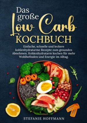 Suchst du nach einer Möglichkeit, effektiv Gewicht zu verlieren? Fühlst du dich oft müde und energielos? Willst du deinem Körper etwas Gutes tun und gleichzeitig leckere Rezepte genießen? Möchtest du endlich eine Ernährung finden, die einfach umzusetzen und trotzdem köstlich ist? Dann ist dieses Kochbuch genau das Richtige für dich! Lass dich von den Rezepten inspirieren und erlebe, wie eine Umstellung auf Low Carb dein Wohlbefinden und deine Lebensqualität nachhaltig steigern kann. Die Low-Carb-Ernährung bietet dir zahlreiche Vorteile: - Gewichtsreduktion: Mit einer kohlenhydratarmen Ernährung kannst du effektiv Körperfett abbauen, ohne ständig Hunger zu haben. - Mehr Energie: Statt dich nach den Mahlzeiten müde und schlapp zu fühlen, bietet dir Low Carb stetige Energie über den Tag verteilt. - Geringeres Risiko für Krankheiten: Eine Ernährung mit reduziertem Kohlenhydratanteil kann Risikofaktoren für verschiedene Krankheiten, wie Diabetes oder Herz-Kreislauf-Erkrankungen, mindern. - Keine Heißhungerattacken: Durch den stabilen Blutzuckerspiegel, den eine Low Carb Ernährung fördert, gehören unkontrollierte Fressattacken der Vergangenheit an. In der heutigen Zeit ist es essenziell, sich bewusst und gesund zu ernähren. Dieses Rezeptbuch bietet dir eine Fülle von Rezepten, die nicht nur köstlich sind, sondern auch deinem Körper guttun. Warum du dieses Kochbuch unbedingt in deiner Sammlung haben solltest: - Vielfalt an Rezepten: Entdecke eine Bandbreite von Frühstücksideen bis hin zu Hauptgerichten und Desserts. - Budgetfreundlich: Du musst kein Vermögen ausgeben, um gesund zu essen. Viele Zutaten sind leicht verfügbar und erschwinglich. - Einfach und verständlich: Alle Rezepte sind leicht nachzukochen, auch wenn du kein Profi in der Küche bist. - Kreative Ideen: Lass dich von neuen Rezeptideen inspirieren und bringe Abwechslung in deinen Speiseplan. Kaufe noch heute dieses Kochbuch und mache den ersten Schritt in Richtung eines gesünderen Lebensstils! Fühl dich endlich wieder fit, gesund und voller Energie!