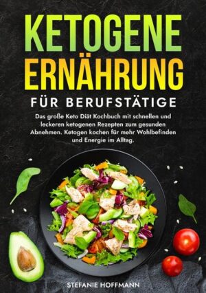 Suchst du nach einer Möglichkeit, effektiv Gewicht zu verlieren, ohne auf Geschmack zu verzichten? Fühlst du dich oft schlapp und wünscht dir mehr Energie im Alltag? Möchtest du deinen Stoffwechsel ankurbeln und dabei trotzdem Genussmomente erleben? Sehnst du dich nach einer Ernährungsweise, die deine Gesundheit unterstützt und dennoch einfach und lecker ist? Dann ist dieses Kochbuch genau das Richtige für dich! Entdecke die Vielfalt der Keto-Küche und erlebe, wie diese Ernährungsweise dein Wohlbefinden und deine Lebensqualität deutlich steigern kann. Die Ketogene Ernährung bietet dir zahlreiche Vorteile: - Ketose: Durch den Verzehr von sehr wenig Kohlenhydraten wechselt dein Körper in einen Zustand der Ketose, bei dem Fett anstelle von Zucker als Energiequelle verwendet wird. - Stabile Energie: Vergiss das Mittagstief! Die ketogene Ernährung sorgt für einen gleichmäßigen Energielevel über den ganzen Tag. - Reduziertes Krankheitsrisiko: Es gibt Studien, die darauf hinweisen, dass die ketogene Ernährung das Risiko für chronische Krankheiten wie Diabetes Typ 2 oder Herz-Kreislauf-Erkrankungen senken kann. - Keine Heißhungerattacken: Durch den stabilen Blutzuckerspiegel und die hohe Sättigungswirkung der fett- und proteinreichen Nahrungsmittel wirst du weniger zu unkontrollierten Fressattacken neigen. In der heutigen Zeit ist es essenziell, sich bewusst und gesund zu ernähren. Dieses Rezeptbuch bietet dir eine Fülle von Rezepten, die nicht nur köstlich sind, sondern auch deinem Körper guttun. Warum du dieses Kochbuch unbedingt in deiner Sammlung haben solltest: - Vielfalt an Rezepten: Entdecke eine Bandbreite von Frühstücksideen bis hin zu Hauptgerichten und Snacks. - Budgetfreundlich: Du musst kein Vermögen ausgeben, um gesund zu essen. Viele Zutaten sind leicht verfügbar und erschwinglich. - Einfach und verständlich: Alle Rezepte sind leicht nachzukochen, auch wenn du kein Profi in der Küche bist. - Kreative Ideen: Lass dich von neuen Rezeptideen inspirieren und bringe Abwechslung in deinen Speiseplan. Kaufe noch heute dieses Kochbuch und mache den ersten Schritt in Richtung eines gesünderen Lebensstils! Fühl dich endlich wieder fit, gesund und voller Energie!