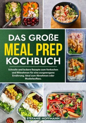 Suchst du nach einer Möglichkeit, deine Mahlzeiten vorauszuplanen und dabei Zeit, Geld und Stress zu sparen? Fühlst du dich oft überfordert von der täglichen Frage, was es zu essen gibt, und greifst dann zu Fast Food? Möchtest du eine gesunde Ernährung sicherstellen und trotzdem nicht jeden Tag stundenlang in der Küche stehen? Dann ist dieses Kochbuch genau das Richtige für dich! Entdecke die Kunst des Vorkochens und erlebe, wie diese Methode deinen Alltag erleichtern und dein Essverhalten verbessern kann. Meal Prep bietet dir zahlreiche Vorteile: - Zeiteffizienz: Koche einmal und genieße mehrere Mahlzeiten. Verabschiede dich von der täglichen Kochroutine! - Gesunde Ernährung: Durch die Planung und Vorbereitung deiner Mahlzeiten vermeidest du ungesunde Spontanentscheidungen. - Budgetfreundlichkeit: Großeinkäufe und geplantes Kochen können Geld sparen, indem teure Fertiggerichte und Restaurantbesuche vermieden werden. - Weniger Lebensmittelverschwendung: Verwende Zutaten effizient und reduziere die Verschwendung von Lebensmitteln. In der heutigen Zeit ist es essenziell, sich bewusst und gesund zu ernähren. Dieses Rezeptbuch bietet dir eine Fülle von Rezepten, die nicht nur köstlich sind, sondern auch deinem Körper guttun. Warum du dieses Kochbuch unbedingt in deiner Sammlung haben solltest: - Vielfalt an Rezepten: Entdecke Rezeptideen von vegetarisch und vegan bis zu Low Carb, leckeren Frühstücksideen und Desserts. - Budgetfreundlich: Du musst kein Vermögen ausgeben, um gesund zu essen. Viele Zutaten sind leicht verfügbar und erschwinglich. - Einfach und verständlich: Alle Rezepte sind leicht nachzukochen, auch wenn du kein Profi in der Küche bist. - Kreative Ideen: Lass dich von neuen Rezeptideen inspirieren und bringe Abwechslung in deinen Speiseplan. Kaufe noch heute dieses Kochbuch und erlebe, wie Meal Prep deinen Alltag erleichtert und dich dabei unterstützt, gesund und ausgewogen zu essen! Fühl dich endlich wieder fit, gesund und voller Energie!