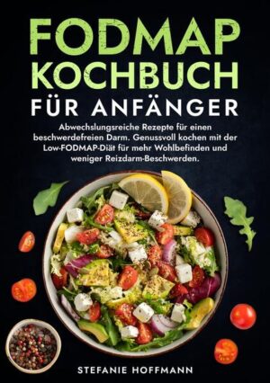 Leidest Du unter einem empfindlichen Verdauungssystem, das auf bestimmte Lebensmittel empfindlich reagiert? Bist Du auf der Suche nach FODMAP-armen Speisen, die Deinem Magen-Darm-Trakt wohltun und gleichzeitig schmackhaft sind? Wünschst Du Dir eine Ernährungsweise, die Dir Erleichterung bringt und Dir erlaubt, das Essen in vollen Zügen zu genießen? Dann ist dieses Kochbuch genau das, was Du brauchst! Es ist Dein idealer Begleiter auf dem Weg zu einem Leben ohne Magen-Darm-Beschwerden, indem es Dir einfache und köstliche Rezepte an die Hand gibt, mit denen Du die FODMAP-arme Ernährung mühelos in Deinen Alltag integrieren kannst. Warum Du Dich für eine FODMAP-arme Ernährung entscheiden solltest: - Symptomlinderung: Indem Du Lebensmittel mit niedrigem FODMAP-Gehalt wählst, kannst Du häufige Beschwerden wie Blähungen, Bauchschmerzen und Verdauungsprobleme wirksam minimieren. - Verbesserung der Verdauungsgesundheit: Eine FODMAP-arme Ernährung unterstützt die Gesundheit Deines Verdauungssystems und fördert eine ausgeglichene Darmflora. - Steigerung der Lebensqualität: Entdecke eine Vielfalt köstlicher Lebensmittel, die Deinem Verdauungssystem guttun und Dir gleichzeitig Genuss bieten. - Allgemeines Wohlbefinden: Diese Ernährungsweise ist nicht nur bei Reizdarmsyndrom und anderen Verdauungsstörungen hilfreich, sondern trägt auch zu einem besseren allgemeinen Wohlbefinden bei. Warum dieses Kochbuch ein Muss für jeden ist, der empfindlich auf FODMAPs reagiert: - Vielfalt: Ob inspirierende Frühstücksideen, nahrhafte Hauptmahlzeiten oder leichte Snacks - dieses Buch bietet für jede Gelegenheit und jeden Geschmack das richtige Rezept. - Einfache Zubereitung: Die Rezepte sind klar strukturiert und leicht nachzukochen - ideal für Kochanfänger und Profis gleichermaßen. - Gesundheit im Fokus: Jedes Gericht wurde sorgfältig ausgewählt, um nicht nur lecker, sondern auch gesund zu sein. - Zeitsparend: Die meisten Gerichte sind in unter 30 Minuten fertig, perfekt für den hektischen Alltag. Nimm Dein Wohlbefinden selbst in die Hand. Kaufe jetzt dieses Kochbuch und beginne Deinen Weg zu einem genussvollen und beschwerdefreien Leben. Es ist Zeit, die Kontrolle zurückzugewinnen und jeden Bissen ohne Sorgen zu genießen.