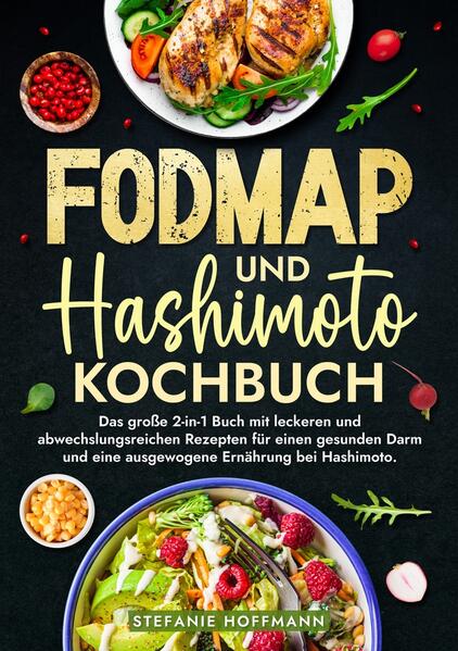 Bist Du es leid, ständig von Verdauungsproblemen, den Symptomen des Reizdarms oder der Hashimoto-Thyreoiditis geplagt zu werden? Hast Du Schwierigkeiten, Mahlzeiten zu finden, die sowohl Deinen Magen-Darm-Trakt schonen als auch Deine Schilddrüsenfunktion unterstützen und gleichzeitig köstlich schmecken? Dann ist dieses 2-in-1-Kochbuch die perfekte Wahl für Dich! Es zeigt Dir, wie Du Deinen Speiseplan FODMAP-arm und Hashimoto-gerecht gestalten kannst, ohne dabei auf Geschmack und Vielfalt zu verzichten. Warum dieses Kochbuch wählen? Hier sind die Vorteile beider Ernährungsweisen: - Linderung von Verdauungs- und Schilddrüsensymptomen: Die speziellen Diäten können Blähungen, Bauchschmerzen, Müdigkeit und Stimmungsschwankungen reduzieren. - Verbesserung der Darm- und Schilddrüsengesundheit: Die richtige Ernährung bringt das Verdauungssystem und die Hormonbalance ins Gleichgewicht. - Individuelle Verträglichkeit: Entdecke, welche Nahrungsmittel für Dich verträglich sind, um Deine Ernährung optimal anzupassen. - Förderung der allgemeinen Gesundheit: Diese Ernährungsweise unterstützt nicht nur die Darm- und Schilddrüsengesundheit, sondern kann auch das allgemeine Wohlbefinden verbessern. Dieses Rezeptbuch bietet Dir eine Vielzahl an leckeren, einfachen Rezepten, die keine exotischen Zutaten benötigen und schnell zuzubereiten sind. Von Frühstücksideen über Hauptgerichte bis hin zu Desserts - dieses Kochbuch bietet für jede Tageszeit und jeden Geschmack das passende Rezept. Warum dieses Kochbuch ein Muss für jeden ist, der empfindlich auf FODMAPs reagiert oder an Hashimoto leidet: - Vielseitigkeit: Entdecke Gerichte, die sowohl Deinen Darm als auch Deine Schilddrüse unterstützen. - Einfach zu befolgen: Die Rezepte sind klar und einfach zu befolgen, perfekt für Anfänger. - Gesundheitlich vorteilhaft: Jedes Rezept wurde mit Blick auf gesundheitliche Vorteile entwickelt. - Zeitsparend: Die meisten Rezepte sind in weniger als 30 Minuten fertig, ideal für vielbeschäftigte Menschen. Kaufe jetzt dieses Kochbuch und genieße den Weg zu einem beschwerdefreien Leben. Dein Körper wird es Dir danken!