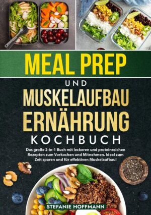 Suchst Du nach einer Möglichkeit, Deine Mahlzeiten vorauszuplanen und dabei Zeit, Geld und Stress zu sparen? Möchtest Du effektiv Muskeln aufbauen und Deine Fitness steigern, ohne dabei auf schmackhafte Mahlzeiten verzichten zu müssen? Dann ist dieses große 2-in-1 Kochbuch genau das Richtige für Dich! Entdecke die Kunst des Vorkochens und die Vorteile einer proteinreichen Ernährung, die Deinen Alltag erleichtern und Deine Fitnessziele unterstützen kann. Dieses Kochbuch bietet Dir zahlreiche Vorteile: - Zeiteffizienz und optimale Proteinversorgung: Koche einmal vor und genieße mehrere Mahlzeiten, die reich an Proteinen sind und Deine Muskeln unterstützen. - Gesundheit und Genuss: Vermeide ungesunde Spontanentscheidungen und genieße leckere, nahrhafte Mahlzeiten, die Muskelaufbau und Genuss verbinden. - Budgetfreundlichkeit und weniger Lebensmittelverschwendung: Spare Geld und reduziere Lebensmittelverschwendung durch geplantes Kochen mit erschwinglichen Zutaten. - Energie und Regeneration: Erhalte langanhaltende Energie für Deine Workouts und unterstütze die Regeneration Deiner Muskeln durch ausgewogene Nährstoffe. Warum Du dieses Kochbuch unbedingt in Deiner Sammlung haben solltest: - Vielfalt an Rezepten: Entdecke Rezeptideen von vegetarisch und vegan bis zu Low Carb, leckeren Frühstücksideen und Desserts. - Budgetfreundlich: Du musst kein Vermögen ausgeben, um gesund zu essen. Viele Zutaten sind leicht verfügbar und erschwinglich. - Einfach und verständlich: Alle Rezepte sind leicht nachzukochen, auch wenn Du kein Profi in der Küche bist. - Kreative Ideen: Lass Dich von neuen Rezeptideen inspirieren und bringe Abwechslung in Deinen Speiseplan. Kaufe noch heute dieses Rezeptbuch und erlebe, wie es Deinen Alltag erleichtert und Dich dabei unterstützt, gesund, stark und voller Energie zu sein!