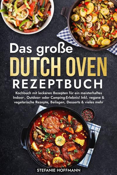 Du liebst es, im Freien zu kochen und möchtest das volle Potenzial deines Dutch Ovens entdecken? Bist du es leid, immer die gleichen Gerichte im Dutch Oven zu kochen? Du möchtest den Dutch Oven in all seiner Vielseitigkeit entdecken und beeindruckende Gerichte zubereiten, die deine Familie und Freunde begeistern werden? Dann ist dieses Buch die perfekte Wahl für dich! Es enthält eine umfangreiche Sammlung von Rezepten, die speziell für den Dutch Oven entwickelt wurden. Egal, ob du ein erfahrener Outdoor-Koch bist oder gerade erst anfängst, mit diesem Kochbuch wirst du inspiriert und in der Lage sein, leckere Mahlzeiten unter freiem Himmel zu zaubern. Die Vorteile des Dutch Oven Kochens sind vielfältig: - Vielseitigkeit: Der Dutch Oven ermöglicht dir eine breite Palette an Kochtechniken, von Schmoren und Braten bis hin zu Backen und Dünsten. - Einfachheit: Einmal die Temperatur richtig eingestellt, kann der Dutch Oven die Wärme gleichmäßig verteilen und über lange Zeit speichern, wodurch das Kochen vereinfacht wird. - Geschmack: Durch das langsame Garen im Dutch Oven werden die Aromen intensiver und die Speisen besonders zart und saftig. - Outdoor-Eignung: Der robuste Dutch Oven ist ideal für das Kochen im Freien - sei es beim Camping, Wandern oder einfach im Garten. Du bist begeistert vom Dutch Oven und möchtest ihn endlich in vollen Zügen nutzen? Mein Kochbuch gibt dir die Möglichkeit, die Vielfalt des Dutch Ovens zu entdecken und seine Vorteile in vollem Umfang zu nutzen. Hier sind weitere Gründe, warum dieses Kochbuch ein absolutes Muss ist: - Anpassung an verschiedene Ernährungsweisen: Es werden sowohl fleischhaltige als auch vegetarische und vegane Gerichte vorgestellt, sodass für jeden Geschmack etwas dabei ist. - Einfache Anleitungen: Alle Rezepte sind leicht verständlich und detailliert beschrieben, damit du auch als Anfänger problemlos leckere Gerichte zubereiten kannst. - Vielfalt: Von der traditionellen Eintopfküche über feurige Tex-Mex-Rezepte bis hin zu köstlichen Backwaren - dieses Buch bringt Abwechslung in deine Küche. - Zusätzlicher Ratgeber: Erfahre alle wichtigen Informationen zum Dutch Oven. Also, worauf wartest du noch? Hol dir jetzt dieses Kochbuch und lass dich von den vielfältigen Rezepten in die Welt des Dutch Oven-Kochens entführen!