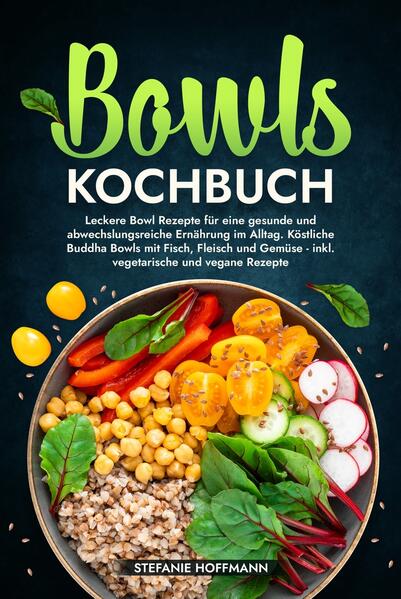 Suchst du nach einer Möglichkeit, abwechslungsreiche und gesunde Bowls zuzubereiten, die nicht nur gut schmecken, sondern auch nahrhaft sind? Möchtest du die Vielfalt an Zutaten in einer Schüssel erleben, ohne dabei auf Geschmack oder Qualität zu verzichten? Möchtest du leckere und gesunde Bowls kreieren, ohne stundenlang in der Küche zu stehen? Dann ist dieses Kochbuch genau das Richtige für dich! Tauche ein in die bunte Welt der Bowls und entdecke, wie diese Mahlzeiten deinen Gaumen erfreuen und gleichzeitig deinen Körper mit wertvollen Nährstoffen versorgen können. Bowls bieten dir zahlreiche Vorteile: - Einfache Zubereitung: Bowls sind unkompliziert und schnell zuzubereiten