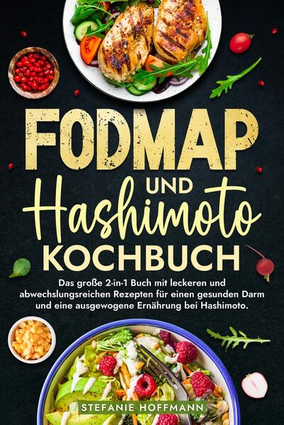 Bist Du es leid, ständig von Verdauungsproblemen, den Symptomen des Reizdarms oder der Hashimoto-Thyreoiditis geplagt zu werden? Hast Du Schwierigkeiten, Mahlzeiten zu finden, die sowohl Deinen Magen-Darm-Trakt schonen als auch Deine Schilddrüsenfunktion unterstützen und gleichzeitig köstlich schmecken? Dann ist dieses 2-in-1-Kochbuch die perfekte Wahl für Dich! Es zeigt Dir, wie Du Deinen Speiseplan FODMAP-arm und Hashimoto-gerecht gestalten kannst, ohne dabei auf Geschmack und Vielfalt zu verzichten. Warum dieses Kochbuch wählen? Hier sind die Vorteile beider Ernährungsweisen: - Linderung von Verdauungs- und Schilddrüsensymptomen: Die speziellen Diäten können Blähungen, Bauchschmerzen, Müdigkeit und Stimmungsschwankungen reduzieren. - Verbesserung der Darm- und Schilddrüsengesundheit: Die richtige Ernährung bringt das Verdauungssystem und die Hormonbalance ins Gleichgewicht. - Individuelle Verträglichkeit: Entdecke, welche Nahrungsmittel für Dich verträglich sind, um Deine Ernährung optimal anzupassen. - Förderung der allgemeinen Gesundheit: Diese Ernährungsweise unterstützt nicht nur die Darm- und Schilddrüsengesundheit, sondern kann auch das allgemeine Wohlbefinden verbessern. Dieses Rezeptbuch bietet Dir eine Vielzahl an leckeren, einfachen Rezepten, die keine exotischen Zutaten benötigen und schnell zuzubereiten sind. Von Frühstücksideen über Hauptgerichte bis hin zu Desserts - dieses Kochbuch bietet für jede Tageszeit und jeden Geschmack das passende Rezept. Warum dieses Kochbuch ein Muss für jeden ist, der empfindlich auf FODMAPs reagiert oder an Hashimoto leidet: - Vielseitigkeit: Entdecke Gerichte, die sowohl Deinen Darm als auch Deine Schilddrüse unterstützen. - Einfach zu befolgen: Die Rezepte sind klar und einfach zu befolgen, perfekt für Anfänger. - Gesundheitlich vorteilhaft: Jedes Rezept wurde mit Blick auf gesundheitliche Vorteile entwickelt. - Zeitsparend: Die meisten Rezepte sind in weniger als 30 Minuten fertig, ideal für vielbeschäftigte Menschen. Kaufe jetzt dieses Kochbuch und genieße den Weg zu einem beschwerdefreien Leben. Dein Körper wird es Dir danken!