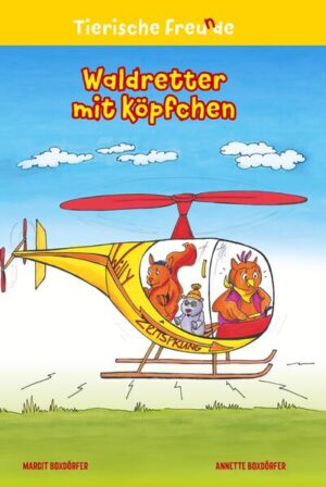 Als die drei Freunde, Eule Helmine, Maulwurf Toby und Eichhörnchen Mia den neu gebastelten Helikopter ‚Willy Zeitsprung‘ betreten, hebt der plötzlich wie ferngesteuert ab. Ganz verdattert sieht Dachs Benno seine Freunde einfach entschwinden. Das Ziel der Reise ist die nahe Zukunft. Das stand von Anfang fest. Als die drei dort landen, stellen sie entsetzt fest, dass die Zukunft sehr schrecklich aussieht: Alles ist zu einer Betonwüste geworden. Selbst ihr Dorf ‚Tannengrün‘ gibt es nicht mehr. Doch Jammern hilft jetzt nicht weiter. Schon bald erfahren die Freunde, weshalb Helmines Großmutter sie alle in die Zukunft geschickt hat. Dank der Hilfe von Kater Charlie, der die riesige, graue Einkaufshalle bewacht, und den alten Zeitungen der Apothekermaus Lupina erfahren die drei Freunde Stück für Stück, was mit ihrem geliebten Wald passiert ist. Doch nun heißt es, das Geschehene rückgängig zu machen. Der vierte Band der Serie ‘Tierische Freu(n)de‘ schildert, wie es den Freunden mit Witz und jede Menge kluger Einfälle gelingt, ihr Dorf Tannengrün vor den menschlichen Zweibeinern zu retten. Denn die wollen den ganzen Wald für sich allein. Und der Bürgermeister von Dorf Tannengrün, Specht Heribert, lässt sich leider darauf ein und nimmt ihre Geschenke an.