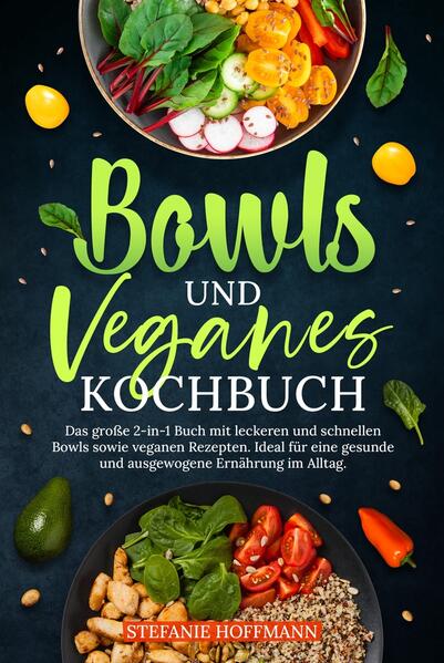 Entdecke die Freude an einer vielseitigen und gesunden Ernährung mit diesem 2-in-1-Kochbuch, das Dir sowohl die bunte Welt der Bowls als auch die Vielfalt der veganen Küche näherbringt. Ob Du nach schnellen, nahrhaften Mahlzeiten suchst oder eine Lebensweise ohne tierische Produkte anstrebst, dieses Kochbuch erfüllt beide Bedürfnisse. Vorteile von Buddha Bowls: - Einfache Zubereitung: Perfekt für den schnellen Hunger, ohne lang in der Küche zu stehen. - Ausgewogene Ernährung: Jede Bowl ist ein Kraftpaket aus wichtigen Nährstoffen. - Vielfältige Möglichkeiten: Unendliche Kombinationen von Zutaten und Geschmacksrichtungen. - Natürliche Zutaten: Setze auf frische und unverarbeitete Zutaten für einen gesundheitlichen Mehrwert. Vorteile der Veganen Ernährung: - Umweltfreundlich: Reduziere Deinen CO2-Fußabdruck und schütze natürliche Ressourcen. - Energie und Vitalität: Fühle Dich durch pflanzliche Kost leichter und energiegeladener. - Reduziertes Krankheitsrisiko: Senke das Risiko für chronische Krankheiten durch vegane Mahlzeiten. - Ethik und Mitgefühl: Unterstütze mit jeder Mahlzeit Tierschutz und Nachhaltigkeit. Warum dieses Kochbuch unverzichtbar ist: - Vielfältige Rezeptauswahl: Von Frühstücks-Bowls über vegane Hauptgerichte bis hin zu Desserts und Snacks - für jeden Geschmack ist etwas dabei. - Budgetfreundlich: Gesunde Ernährung muss nicht teuer sein. Die Zutaten sind leicht zugänglich und erschwinglich. - Einfach und verständlich: Alle Rezepte sind leicht nachzukochen, auch wenn Du kein Profi in der Küche bist. - Kreative Ideen: Neue Rezeptideen bringen Abwechslung und Inspiration in Deinen Speiseplan. Kaufe jetzt dieses Rezeptbuch und erlebe, wie einfach und lecker eine ausgewogene sowie ethisch bewusste Ernährung sein kann! Fühle Dich jeden Tag energiegeladen, fit und im Einklang mit Deinen ethischen Überzeugungen.