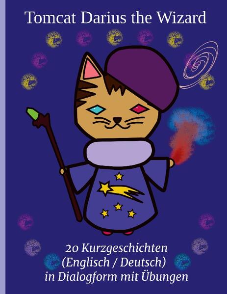 Erlebe 20 lustige und spannende Kurzgeschichten in Dialogform (Englisch / Deutsch) mit Kater Darius, dem Zauberer, der in einer Welt mit Trollen, Kobolden, Drachen und anderen Wesen lebt. Am Ende des Buches findest du außerdem 30 Grammatikübungen mit Lösungsschlüssel! Das Sprachniveau orientiert sich an A2/B1 des Gemeinsamen Europäischen Referenzrahmens.