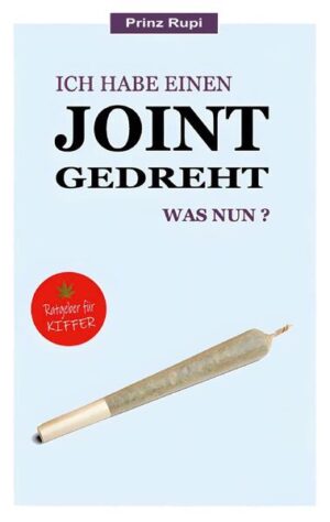 Du hast einen Joint gedreht und fragst dich, wie es weitergeht? Dieses Buch ist dein ultimativer Begleiter auf dem Weg zu einem sicheren und genussvollen Cannabis-Erlebnis. "Ich habe einen Joint gedreht - was nun?" bietet dir wertvolle Tipps und fundierte Anleitungen, um jede Kiff-Session optimal zu gestalten. Entdecke, wie du den idealen Ort und Zeitpunkt für deinen Konsum findest, meistere die Kunst des sanften Inhalierens und lerne, wie du die typischen Effekte von Cannabis voll auskosten kannst. Mit praktischen Ratschlägen zu Gesundheit, Sicherheit und rechtlichen Aspekten sorgt dieses Buch dafür, dass du dein High stets verantwortungsvoll genießt. Von der Vorbereitung über den Konsum bis hin zur Nachbereitung - dieses Buch deckt alle Aspekte des Cannabis-Konsums ab und liefert dir zusätzlich 13 köstliche Rezepte, um Cannabis auch kulinarisch zu erleben. Ob Anfänger oder Gelegenheitskiffer, mit diesem Ratgeber bist du bestens gerüstet für ein entspanntes und bereicherndes Cannabis-Erlebnis. Mach es dir bequem, genieße jeden Zug und lass dich von "Ich habe einen Joint gedreht - was nun?" auf eine entspannte Reise durch die Welt des Cannabis führen. Dein Wegweiser zu sicherem, bewusstem und genussvollem Kiffen!